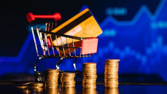 coins stack step growing growth value increase profit rate up, The best excellent growing business experience concept.