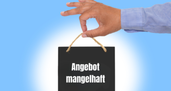 Ein mangelhaftes Angebot der AVEU